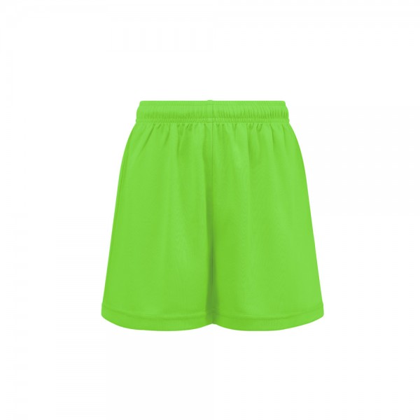 THC MATCH KIDS. Pantaloncini sportivi per bambini - Lime
