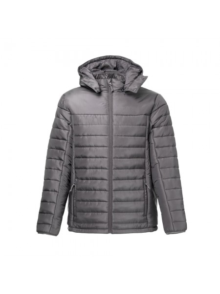 THC SHIELD. Giacca con cappuccio da uomo - Grigio THC SHIELD. Giacca con cappuccio da uomo - Grigio