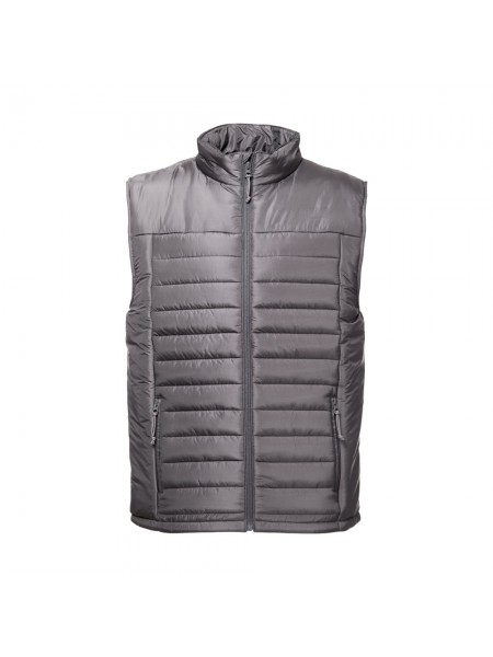 THC CLOUD. Gilet imbottito (unisex) - Grigio THC CLOUD. Gilet imbottito (unisex) - Grigio