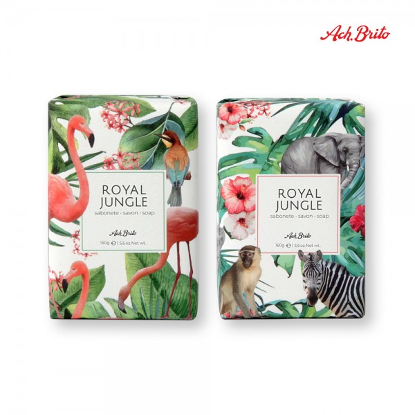 ROYAL JUNGLE. Saponette arricchite con argilla verde (160g)