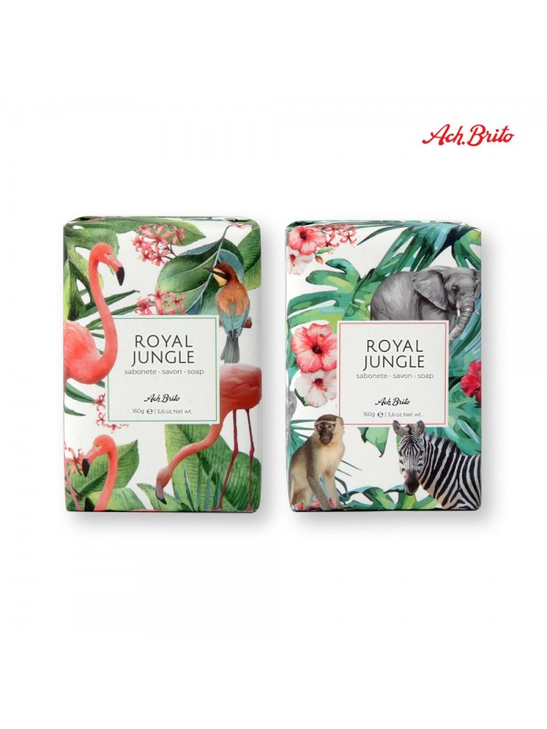 ROYAL JUNGLE. Saponette arricchite con argilla verde (160g) ROYAL JUNGLE. Saponette arricchite con argilla verde (160g)