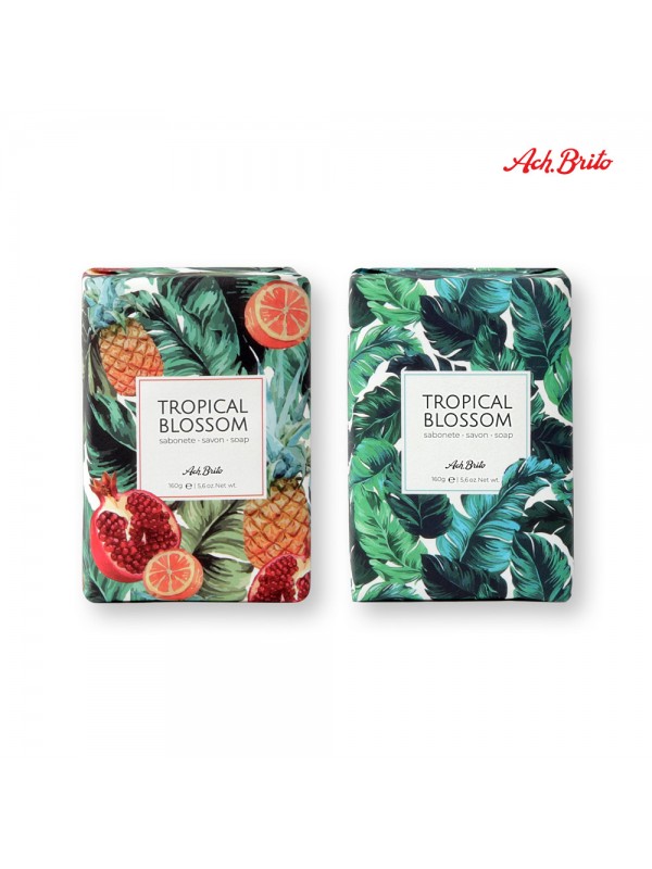 TROPICAL BLOSSOM. Saponette arricchite con olio d'oliva (160g) TROPICAL BLOSSOM. Saponette arricchite con olio d'oliva (160g)