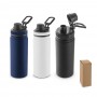 FEDERER. Borraccia in acciaio inox riciclato al 90% (570 mL) - Nero
