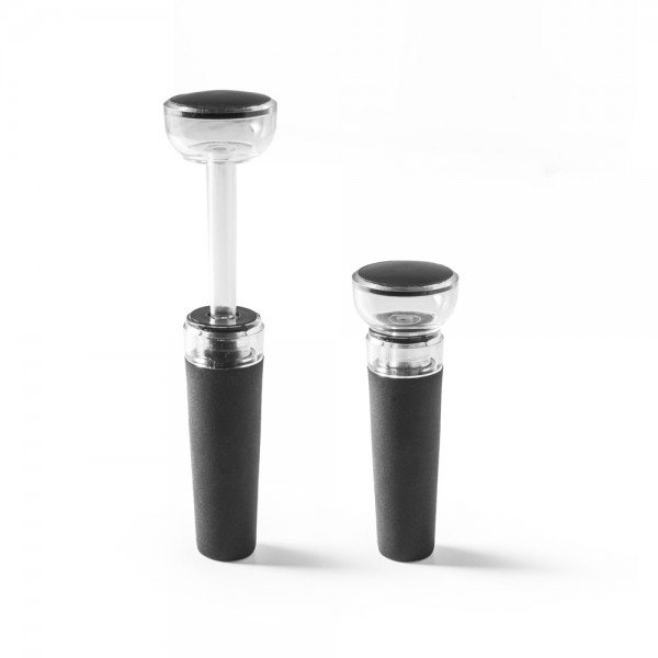 VIOGNIER. Tappo per vino con sistema di pompa vacuum