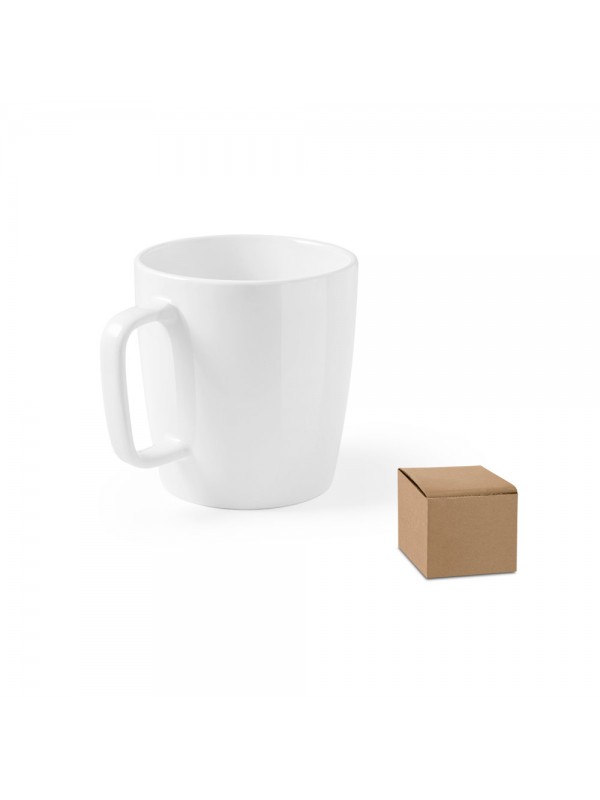 DHONI WHITE. Tazza in ceramica da 450 ml - Bianco DHONI WHITE. Tazza in ceramica da 450 ml - Bianco