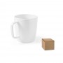 DHONI WHITE. Tazza in ceramica da 450 ml - Bianco