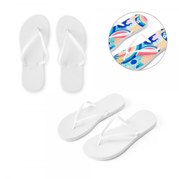 BALI L / XL. Infradito con suole a sublimazione completamente personalizzabili