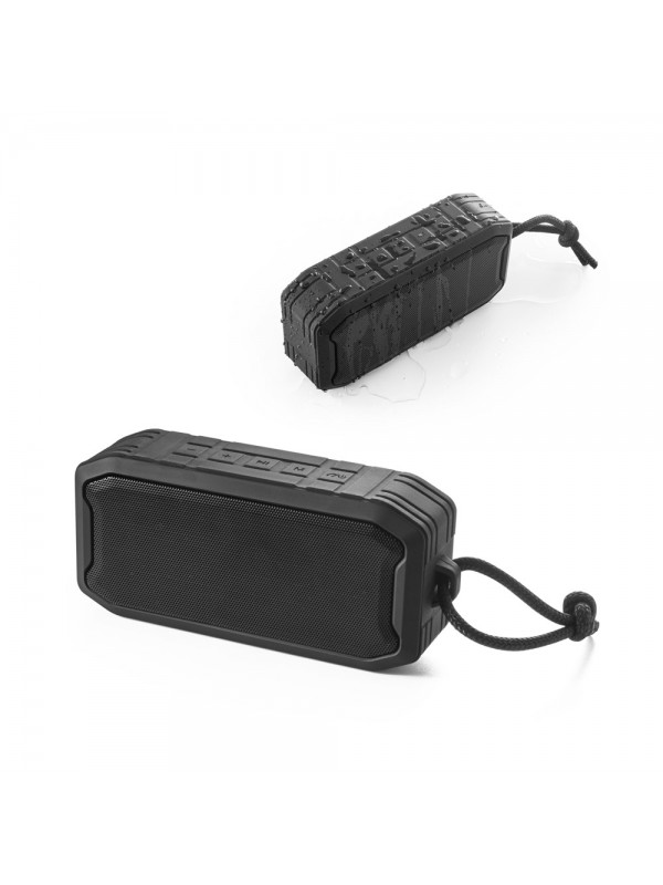 SHEERAN. Altoparlante portatile da 10W con grado di protezione IPX7 e durata della batteria di 9 ore su 100% rABS