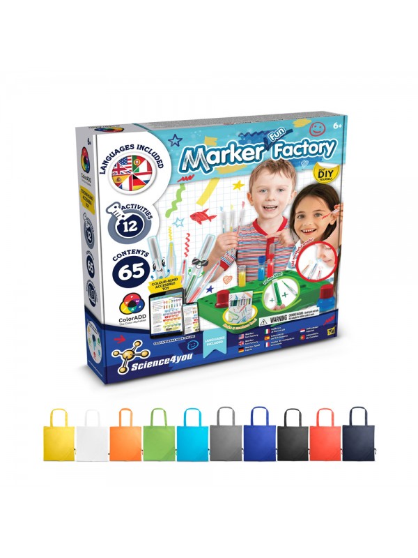 DIY Pen Factory Kit II. Kit educativo fornito con una borsa regalo pieghevole in 190T DIY Pen Factory Kit II. Kit educativo fornito con una borsa regalo pieghevole in 190T