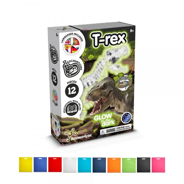Fossil Excavation Kit IV. Gioco educativo fornito con un sacchetto regalo in tessuto non tessuto (80 g/m²)