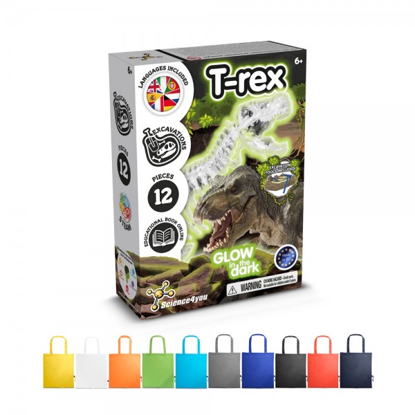 Fossil Excavation Kit V. Gioco educativo fornito con una borsa regalo pieghevole in 190T