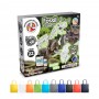 2 in 1 Fossil Excavation Kit V. Gioco educativo fornito con una borsa regalo pieghevole in 190T