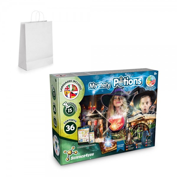 Mystery Potions Kit II. Kit educativo fornito con un sacchetto regalo in carta kraft (100 g/m²)