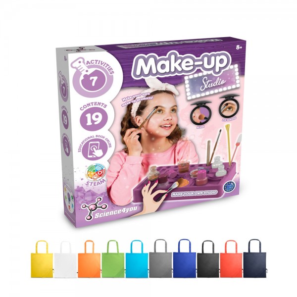 Makeup Studio Kit II. Kit educativo fornito con una borsa regalo pieghevole in 190T