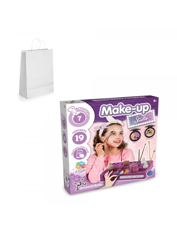Makeup Studio Kit III. Kit educativo fornito con un sacchetto regalo in carta kraft (100 g/m²) Makeup Studio Kit III. Kit educativo fornito con un sacchetto regalo in carta kraft (100 g/m²)