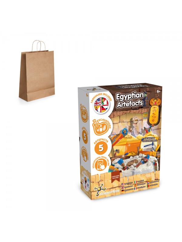 Ancient Egypt Excavation Kit III. Gioco educativo sacchetto regalo in carta kraft (115 g/m²) Ancient Egypt Excavation Kit III. Gioco educativo sacchetto regalo in carta kraft (115 g/m²)