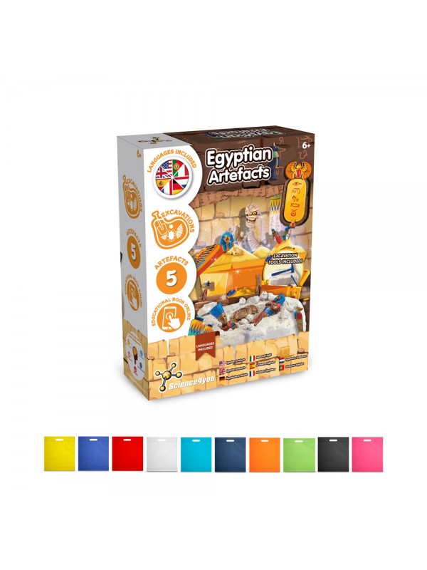 Ancient Egypt Excavation Kit IV. Gioco educativo fornito con un sacchetto regalo in tessuto non tessuto (80 g/m²) Ancient Egypt Excavation Kit IV. Gioco educativo fornito con un sacchetto regalo in tessuto non tessuto (80 g/m²)