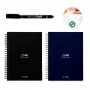 STARTER KIT INFINITE PLANNER A5. Il set include un "Infinity Diary", un kit di pulizia, un pennarello e un porta pennarello