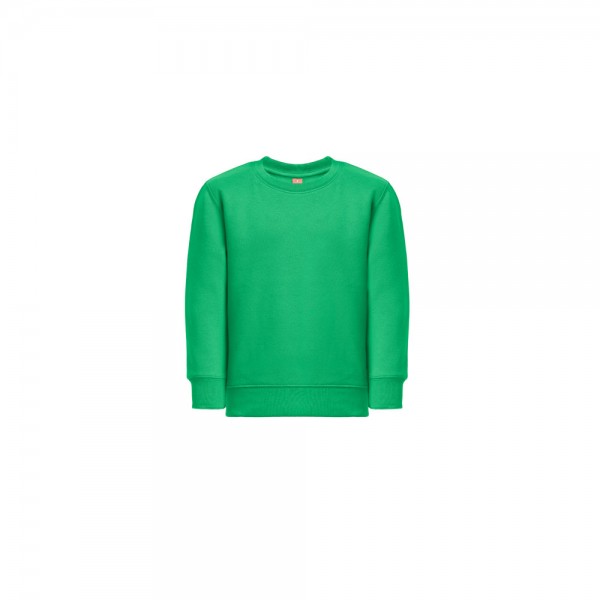 THC DELTA KIDS. Felpa per bambini in cotone riciclato e poliestere - Verde