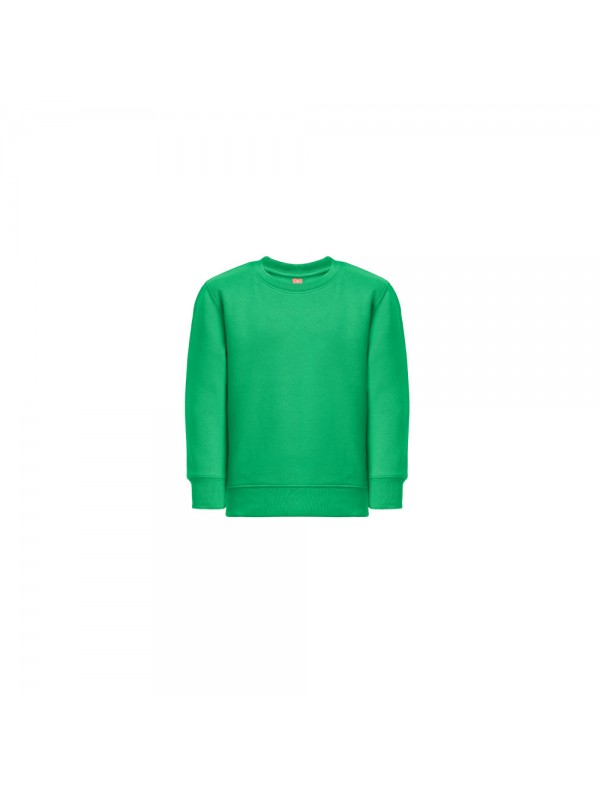 THC DELTA KIDS. Felpa per bambini in cotone riciclato e poliestere - Verde THC DELTA KIDS. Felpa per bambini in cotone riciclato e poliestere - Verde