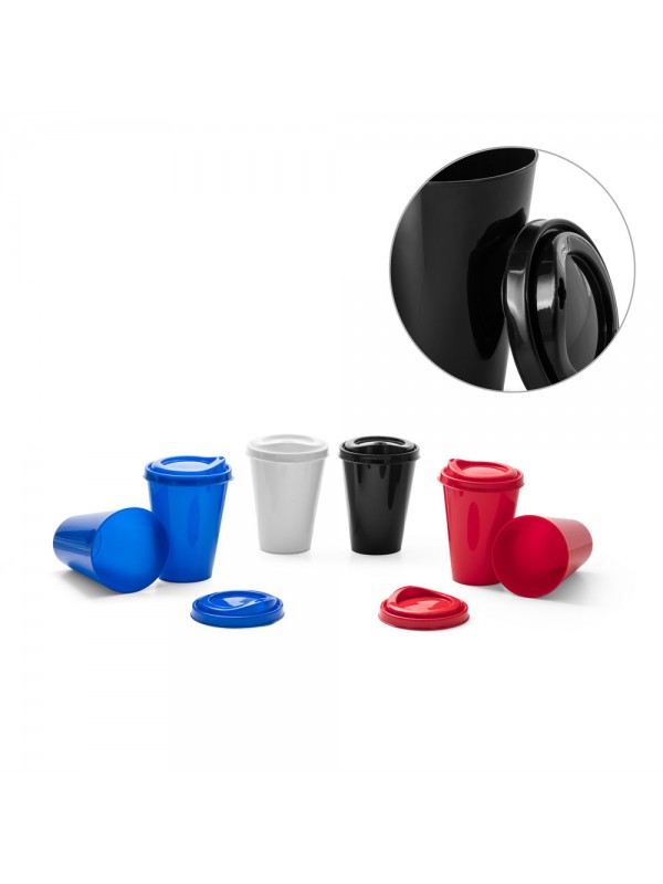 FRAPPE. Bicchiere riutilizzabile in PP 430 mL - Rosso