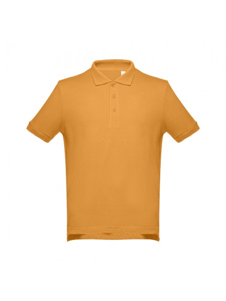THC ADAM II. Polo da uomo in cotone a maniche corte - Giallo scuro THC ADAM II. Polo da uomo in cotone a maniche corte - Giallo scuro
