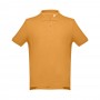 THC ADAM II. Polo da uomo in cotone a maniche corte - Giallo scuro