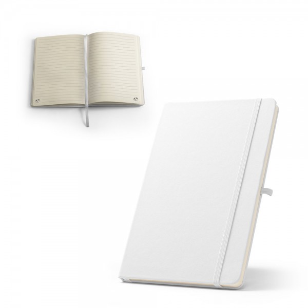 ANNE SUB. Quaderno A5 in poliestere riciclato (100% rPET) 300D, ideale per la personalizzazione tramite sublimazione