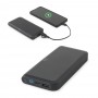 BECKER 10. Power bank da 10'000 mAh in ABS riciclato (100% rABS) con caricatore wireless superveloce da 15W