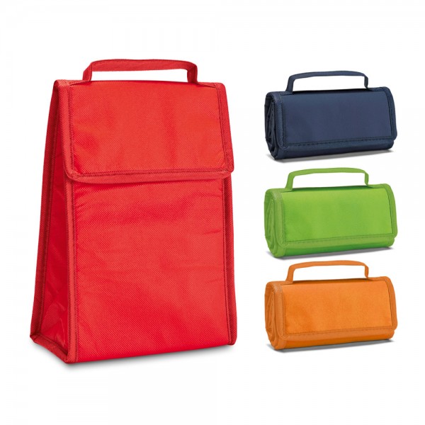OSAKA. Borsa termica pieghevole 3 L in TNT (80 g/m²) - Rosso