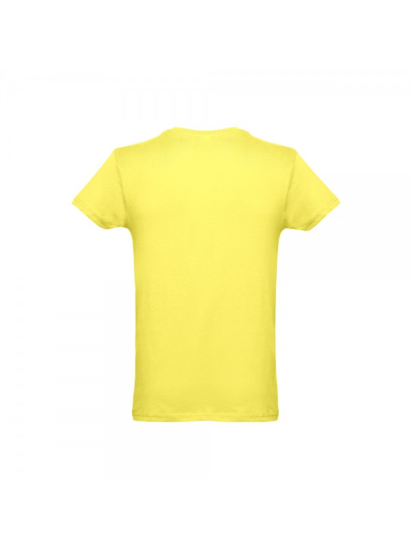 THC LUANDA II. T-shirt da uomo in formato tubolare di cotone - Giallo limone