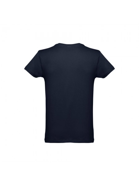 THC LUANDA II. T-shirt da uomo in formato tubolare di cotone - Blu notte