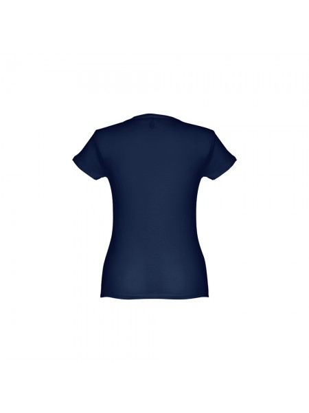 THC SOFIA II. T-shirt sfiancata da donna in cotone - Blu