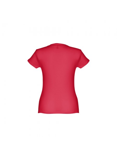 THC SOFIA II. T-shirt sfiancata da donna in cotone - Rosso