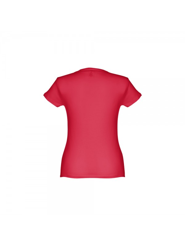 THC SOFIA II. T-shirt sfiancata da donna in cotone - Rosso