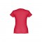 THC SOFIA II. T-shirt sfiancata da donna in cotone - Rosso