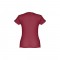 THC SOFIA II. T-shirt sfiancata da donna in cotone - Bordeaux