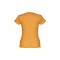 THC SOFIA II. T-shirt sfiancata da donna in cotone - Giallo scuro