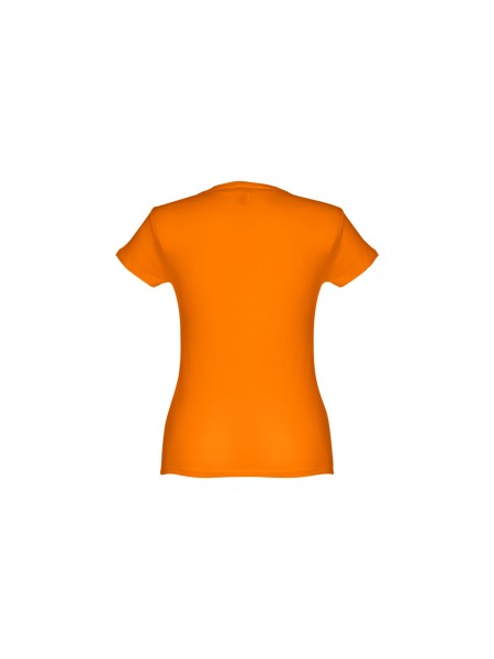 THC SOFIA II. T-shirt sfiancata da donna in cotone - Arancione