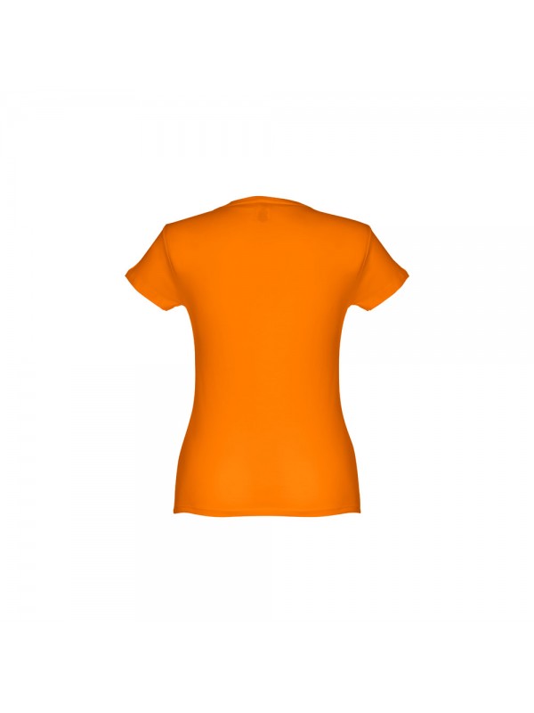 THC SOFIA II. T-shirt sfiancata da donna in cotone - Arancione