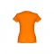 THC SOFIA II. T-shirt sfiancata da donna in cotone - Arancione