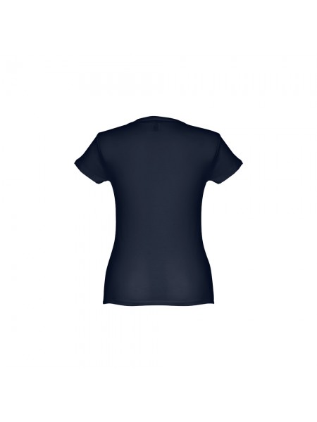 THC SOFIA II. T-shirt sfiancata da donna in cotone - Blu notte