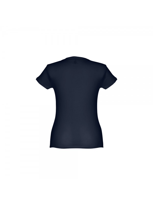 THC SOFIA II. T-shirt sfiancata da donna in cotone - Blu notte
