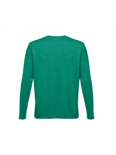 THC BUCHAREST II. T-shirt a manica lunga da uomo - Verde mélange