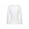 THC BUCHAREST WOMEN WH II. T-shirt da donna sfiancata a maniche lunghe - Bianco
