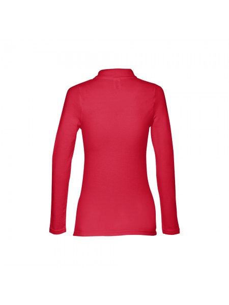 THC BERN WOMEN II. Polo a manica lunga da donna - Rosso