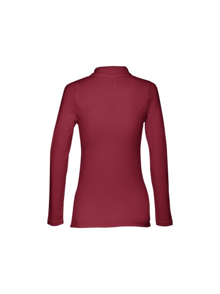 THC BERN WOMEN II. Polo a manica lunga da donna - Bordeaux