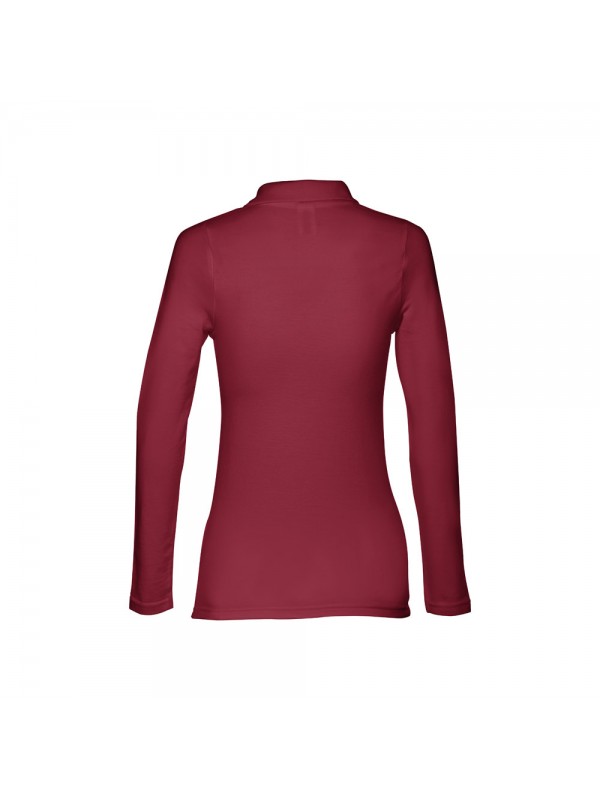 THC BERN WOMEN II. Polo a manica lunga da donna - Bordeaux