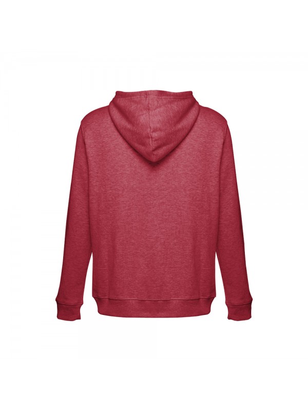 THC AMSTERDAM II. Felpa da uomo in cotone e poliestere - Rosso mélange