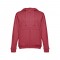 THC AMSTERDAM II. Felpa da uomo in cotone e poliestere - Rosso mélange